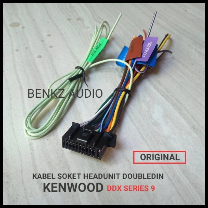 Kabel Soket Headunit Tape Doubledin Kenwood Ddx9018S Ddx9019S Seri 9
