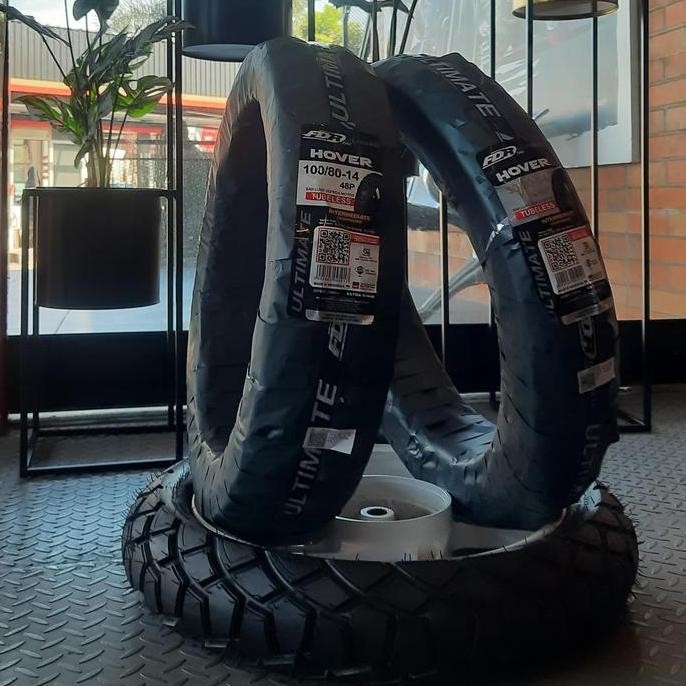 Fdr Tubeless Hover Tl Ban Motor Untuk X-Ride, Honda Beat Street Semi Offroad Accessories Motorcycle 