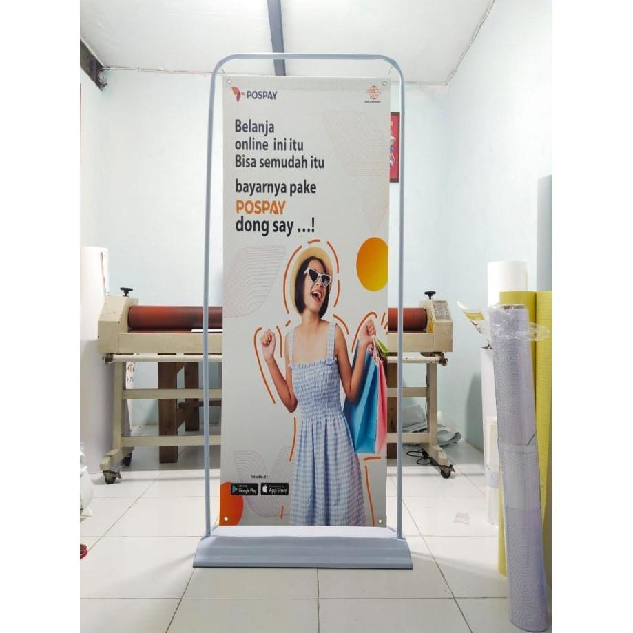 

Baru Tripod Display/Banner Stand/ Door Frame Stand/Stand Banner 1 Sisi Premium