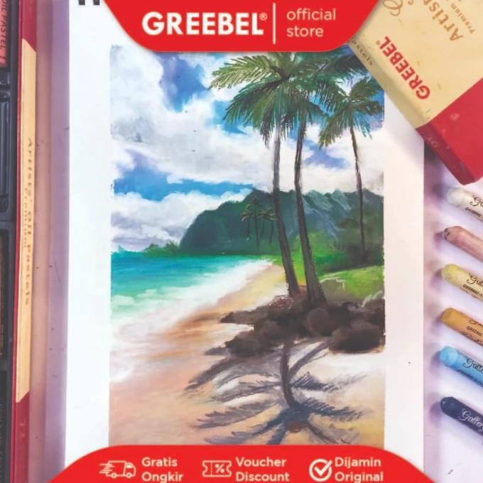 

Baru Greebel Artist Oil Pastel Crayon 72C / Crayon Greebel 72 Warna Premium