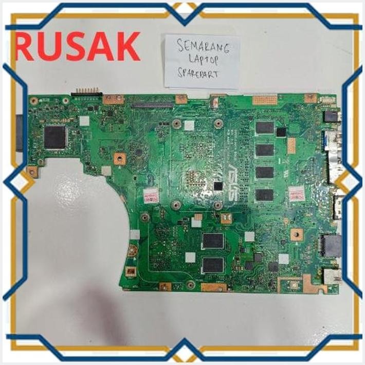 [SLS] MAINBOARD ASUS X455L MOBO MOTHERBOARD MESIN LAPTOP MATI RUSAK