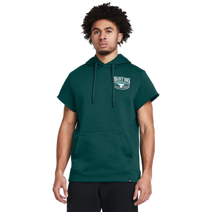 Under Armour Project Rock Q1 SS Ess Fleece Hdy
