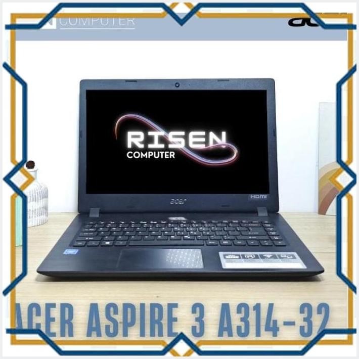 [SLS] SECOND LAPTOP ACER ASPIRE 3 A314-32 INTEL CELERON N4120 RAM 8GB SSD 256GB NOTEBOOK 14INCH SEKE