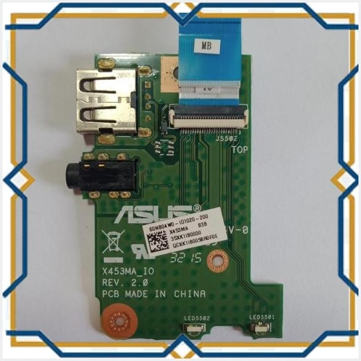 [RAY] PORT USB USB AUDIO ASUS X453 X453M X453MA ORI