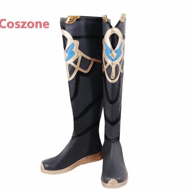 Grosir Albedo Wig Costume Shoes Genshin Impact Cosplay