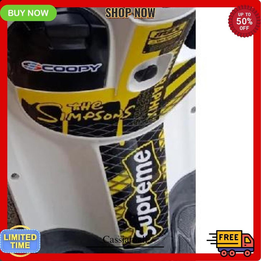 Tankpad Scoopy 2017 - 2019 Striping Scoopy Sticker Pelindung Dashboard Scoopy Scoopy 2017 105011 Gra