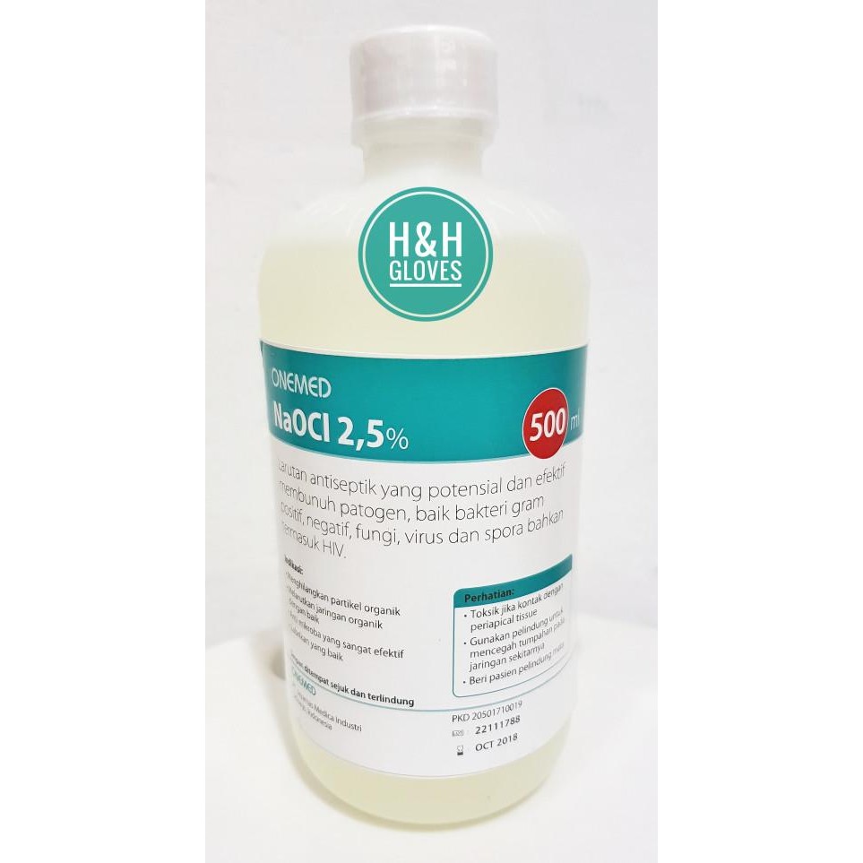 Naocl 2,5% / Cairan Dental / Naocl