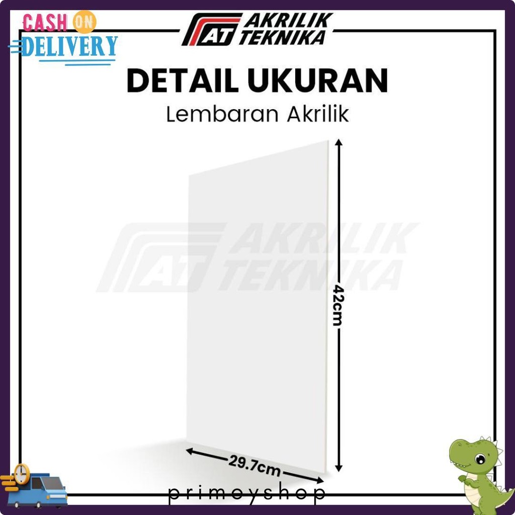 

Lembaran Akrilik A3 5Mm / Acrylic Sheet Clear / Akrilik Bening Hitam Putih Terlengkap Dan Termurah