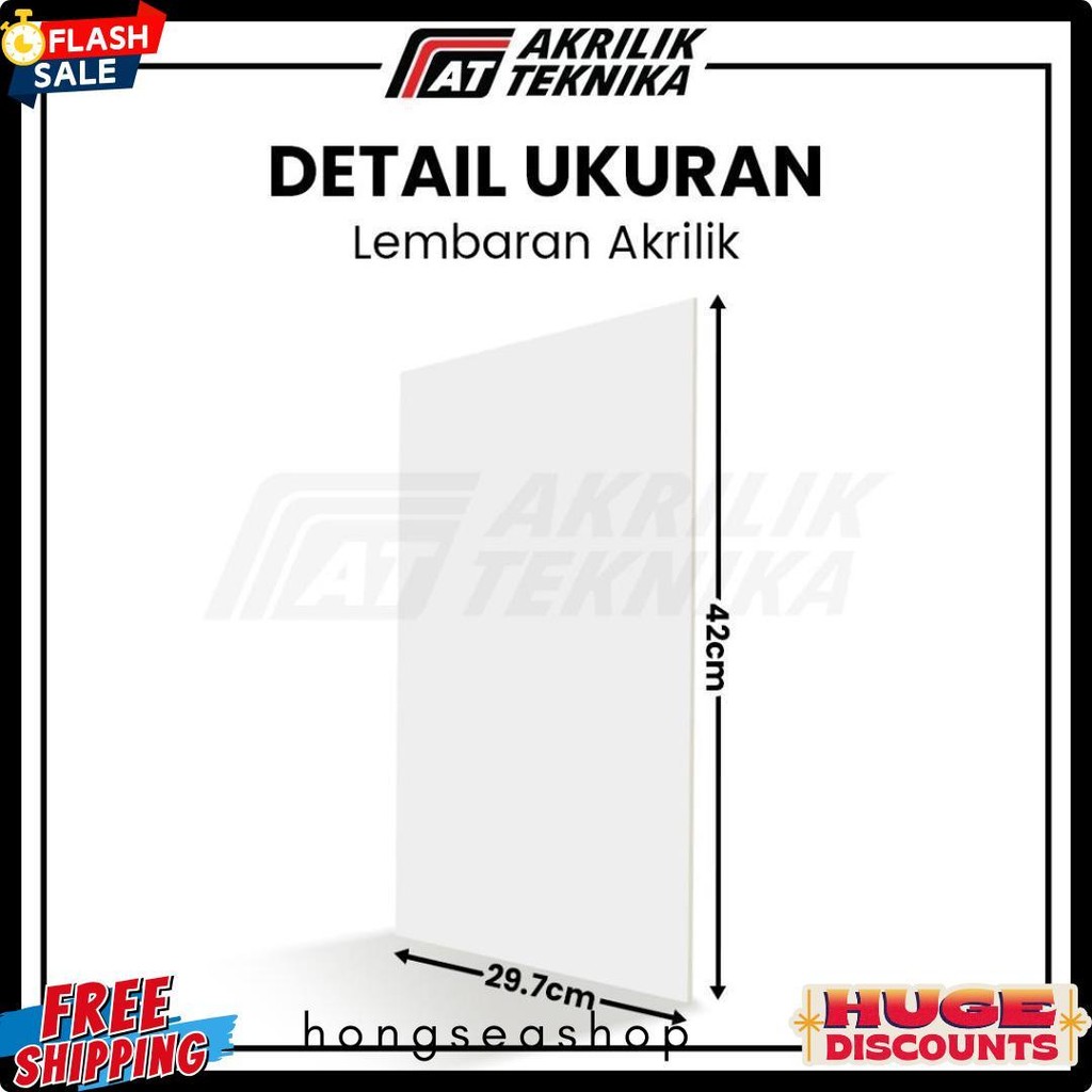 

Lembaran Akrilik A3 5Mm / Acrylic Sheet Clear / Akrilik Bening Hitam Putih Terlengkap Dan Termurah