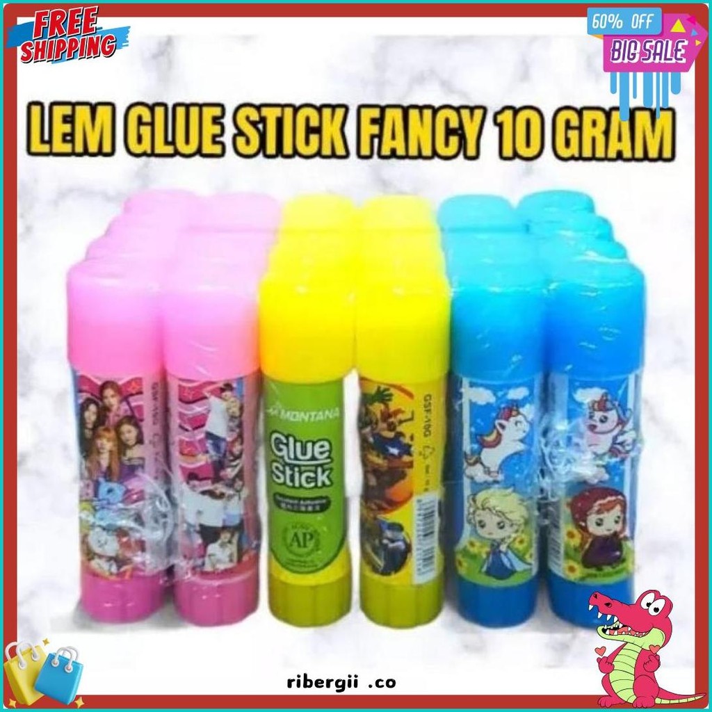 

(24Buah) Lem Stik 10Grm / Glu Stik Kertas Diskon Setengah Harga