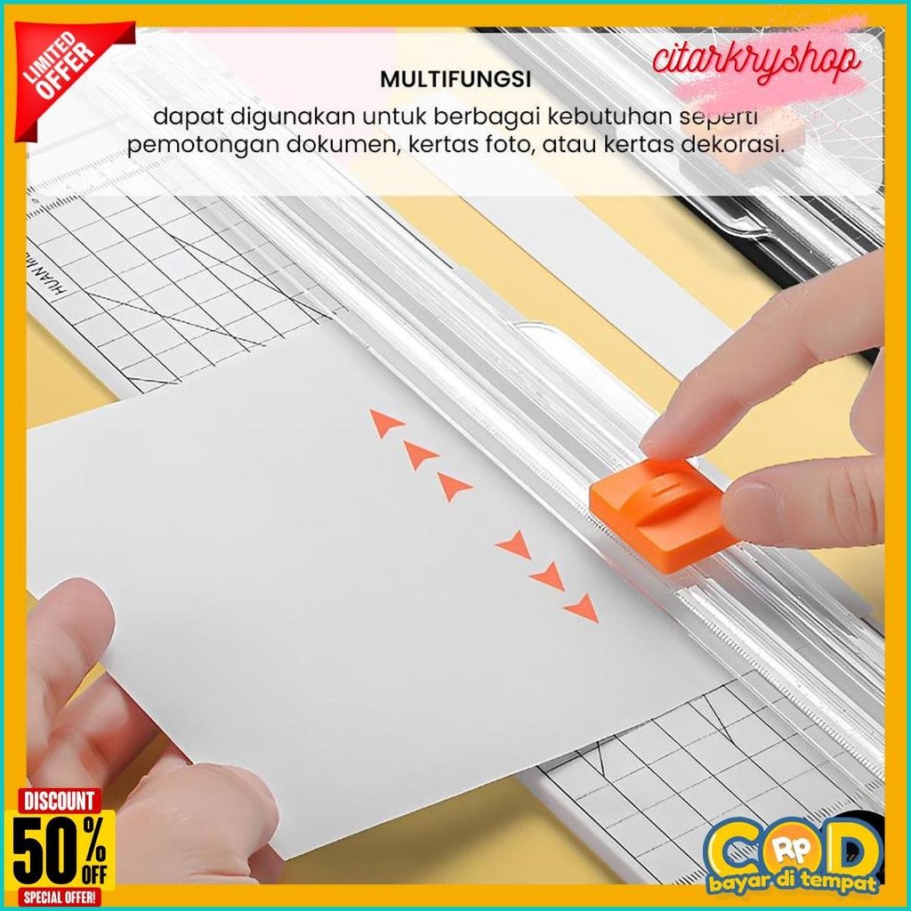 

Em Alat Pemotong Kertas Portabel Paper Cuter Trimmer Terlaris! Produk Ini Banyak Dicari