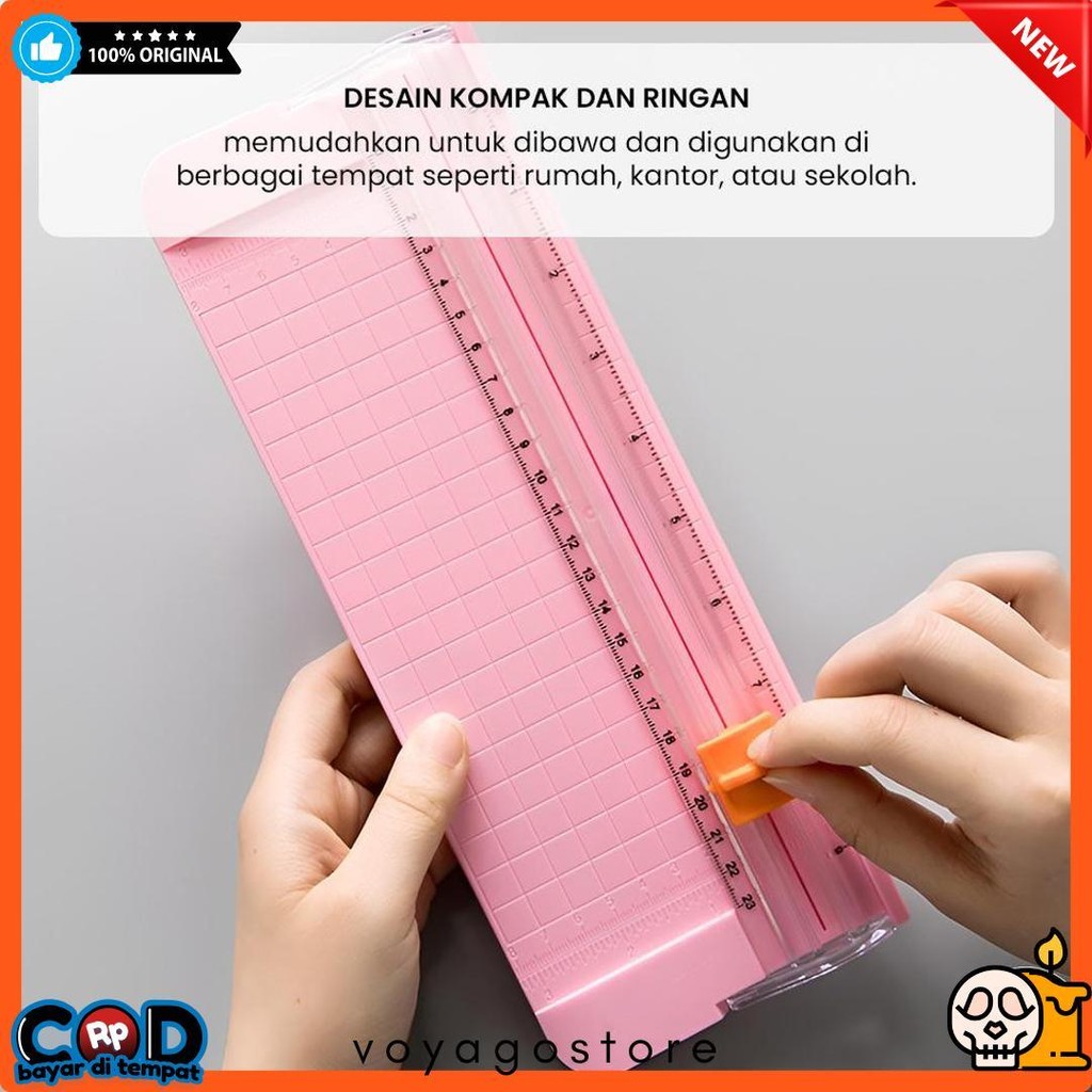 

Em Alat Pemotong Kertas Portabel Paper Cuter Trimmer Flash Sale! Diskon Hingga 70%
