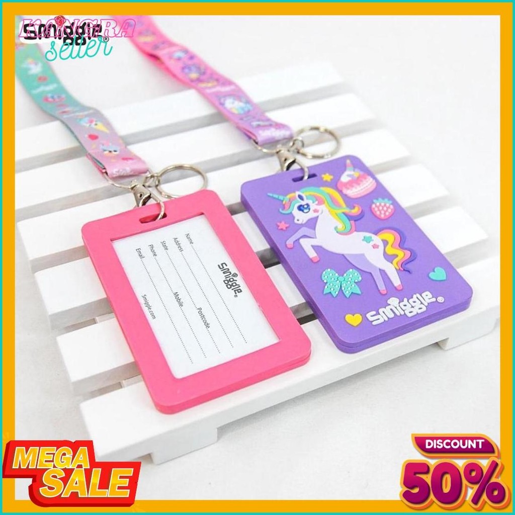 

Smiggle Bag Tag Card Holder Dengan Tali Lanyard Terlaris! Produk Ini Banyak Dicari
