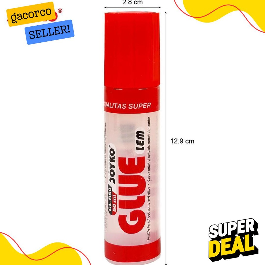

Joyko Transparent Glue 50Ml Lem Cair Bening Joyko Prakarya Anak Gl-R50 Gl-A50 [12Pcs] Diskon Setengah Harga