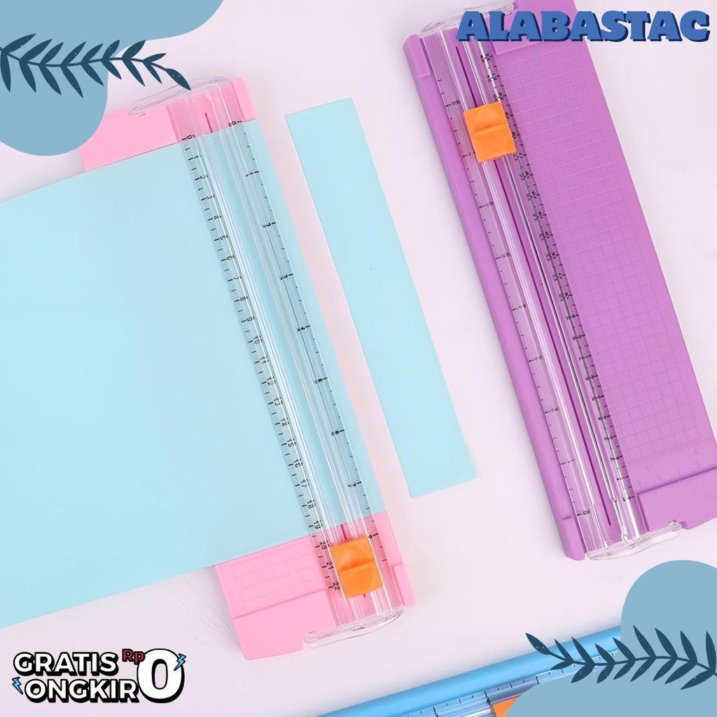 

Em Alat Pemotong Kertas Portabel Paper Cuter Trimmer Diskon