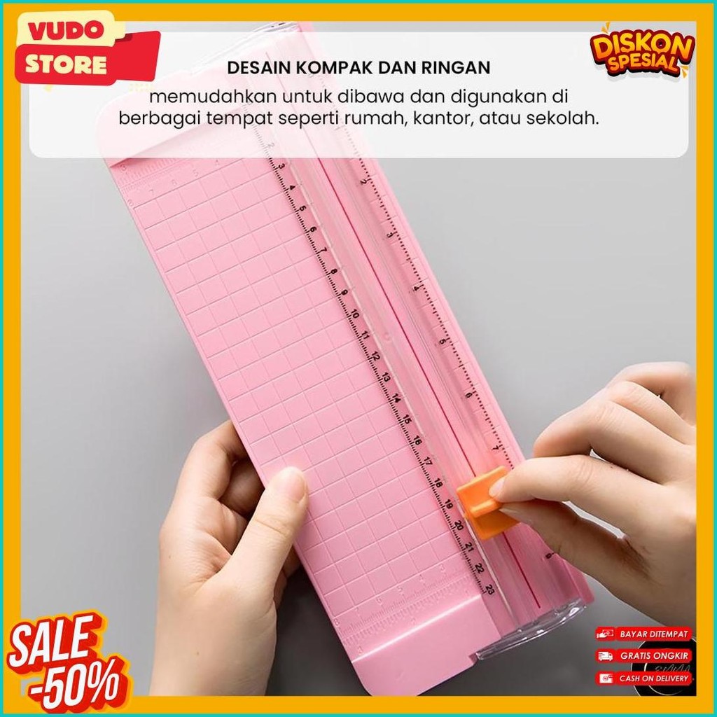 

Em Alat Pemotong Kertas Portabel Paper Cuter Trimmer Flash Sale! Diskon Hingga 70%
