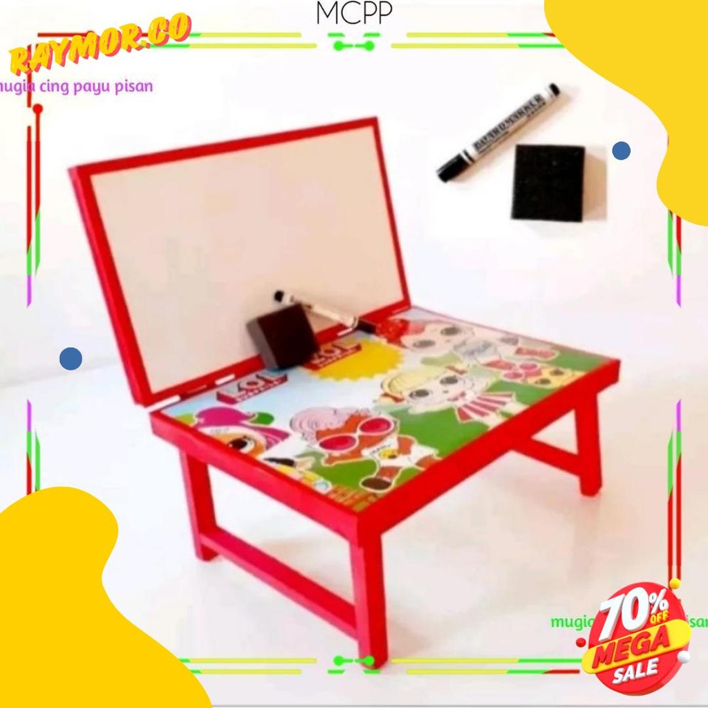 

Meja Belajar Anak Plus Papan Tulis Lipat Karakter Anak Minimalis Gratis Spidol Dan Penghapus Flash Sale! Diskon Hingga 70%