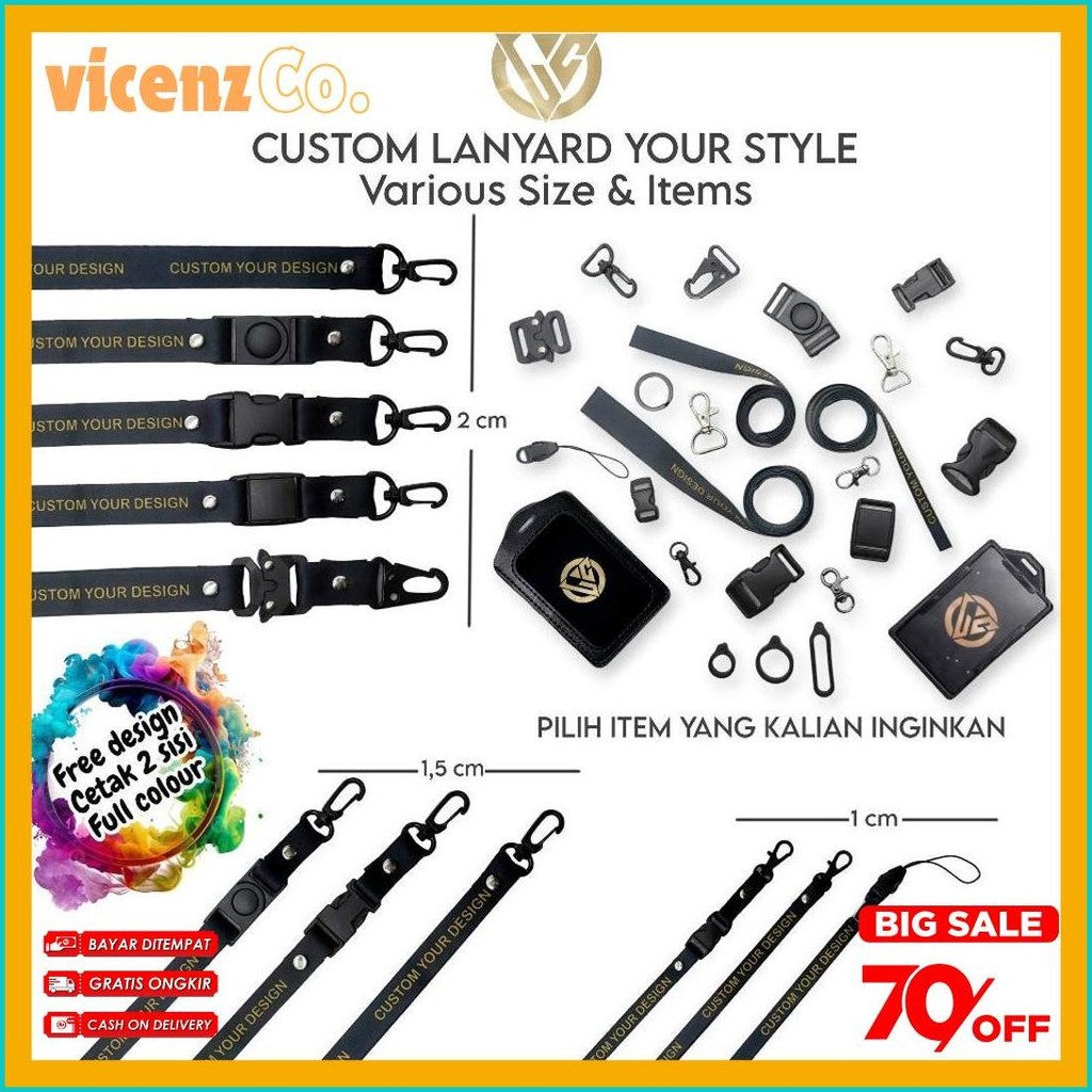 

Lanyard Craft Custom Nama Special Edition Circuit Board V2 Diskon Setengah Harga