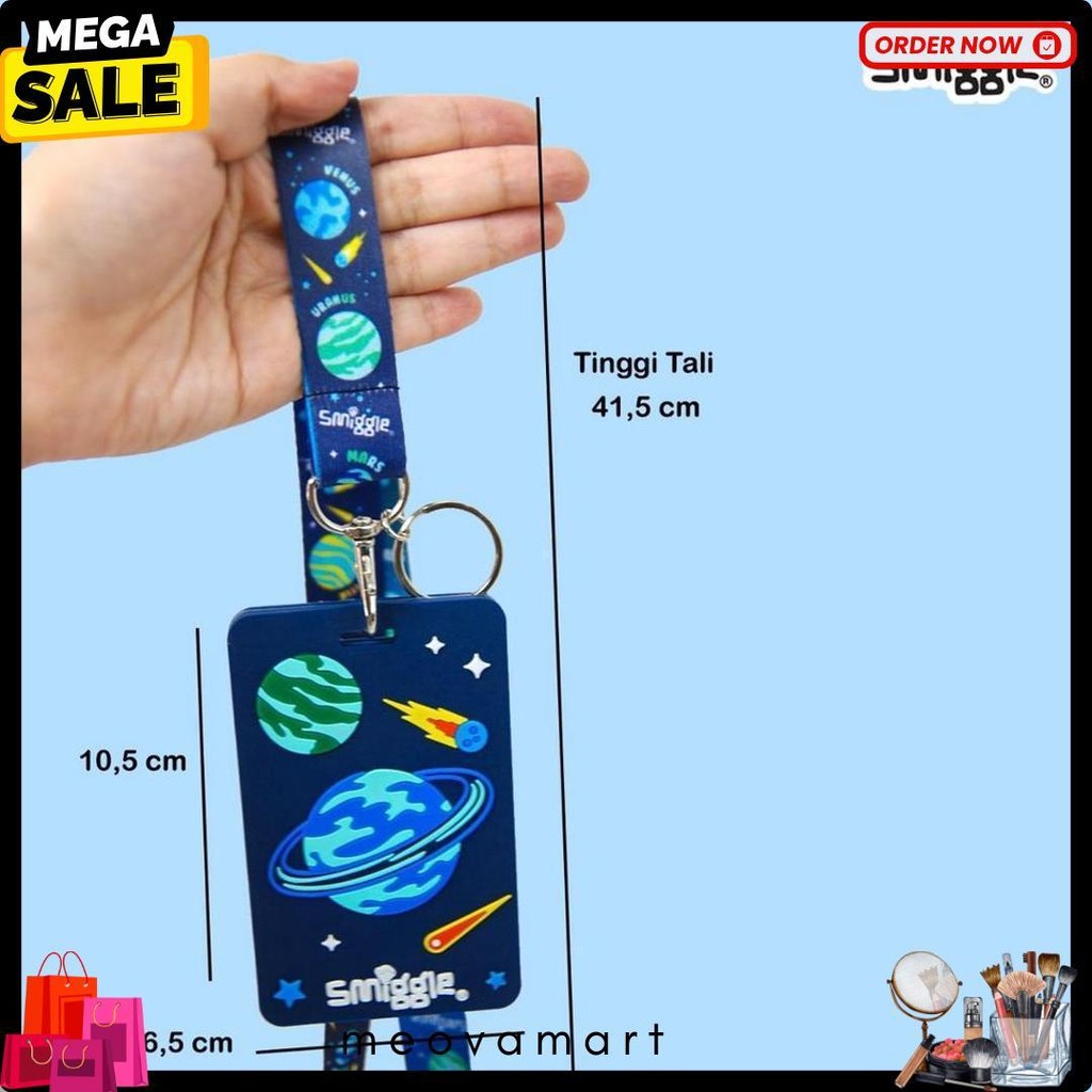 

Smiggle Bag Tag Card Holder Dengan Tali Lanyard Diskon