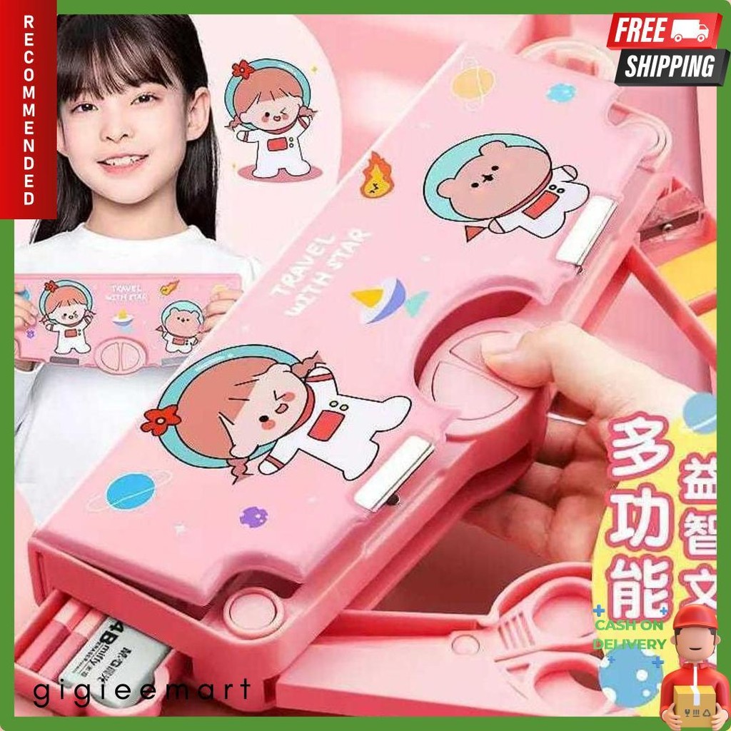 

( Mia ) K001 Kotak Pensil Multifungsi Motif Kartun Untuk Laki Laki Perempuan / Pencil Case Karakter Lucu / Tempat Pensil Serbaguna Anak Sekolah Flash Sale! Diskon Hingga 70%