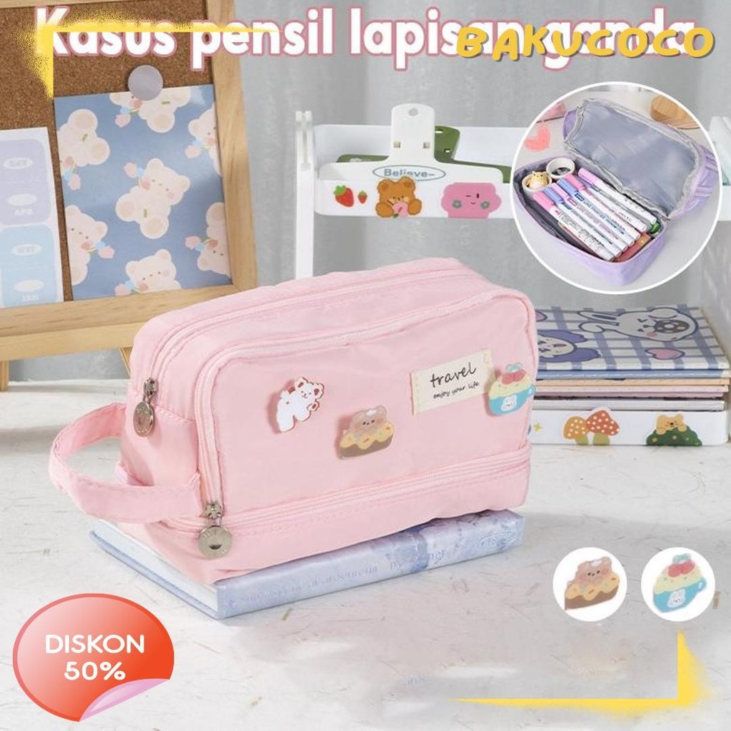 

Multifunction Pencil Case Cute Organizer Tempat Pensil Cartoon Quicksand Animal Kotak Tempat Pensil Cute Organizer Diskon Setengah Harga