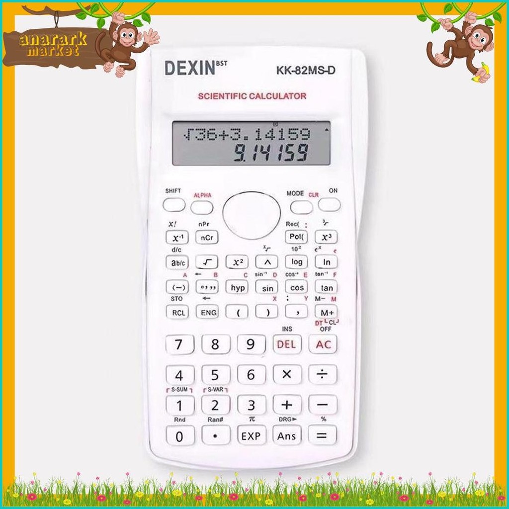 

Kalkulator Ilmiah Scientific Dexin Kk-82Ms Diskon Setengah Harga