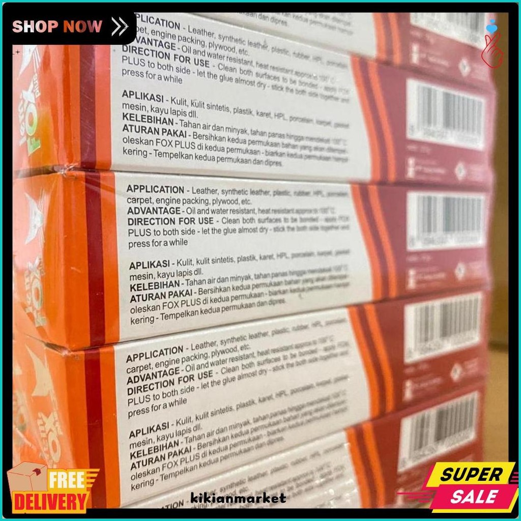 

Lem Fox Plus Tube 20G Original (1 Lusin) / Grosir/Ecer - Kulakan Online Diskon