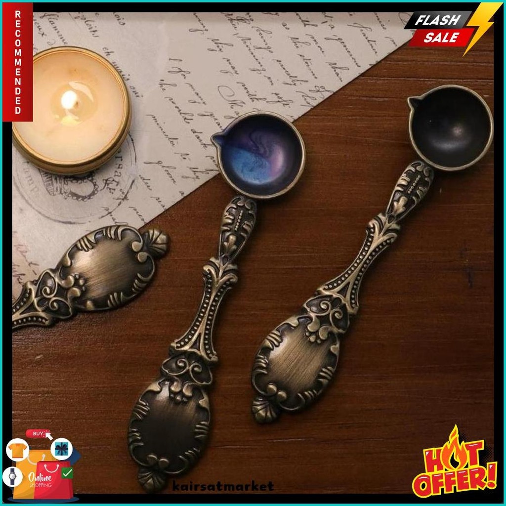 

Sendok Wax Seal Vintage Retro Spoon | Vintage Hard Bronze Spoon / Sendok Hias Peleleh Seal Wax Diskon