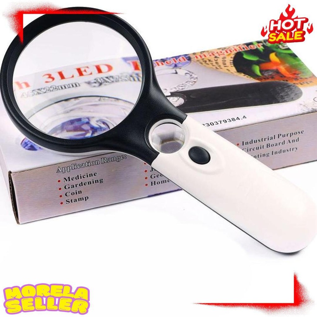

2 In1 Lampu Kaca Pembesar Led Membaca Magnifying Glass Dengan Lampu Terlaris! Produk Ini Banyak Dicari