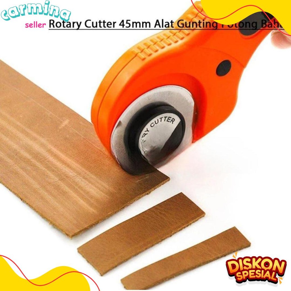

Rotary Cutter 45Mm / Refill Cutter/ Alat Gunting Potong Bahan Kain Alat Potong Diskon