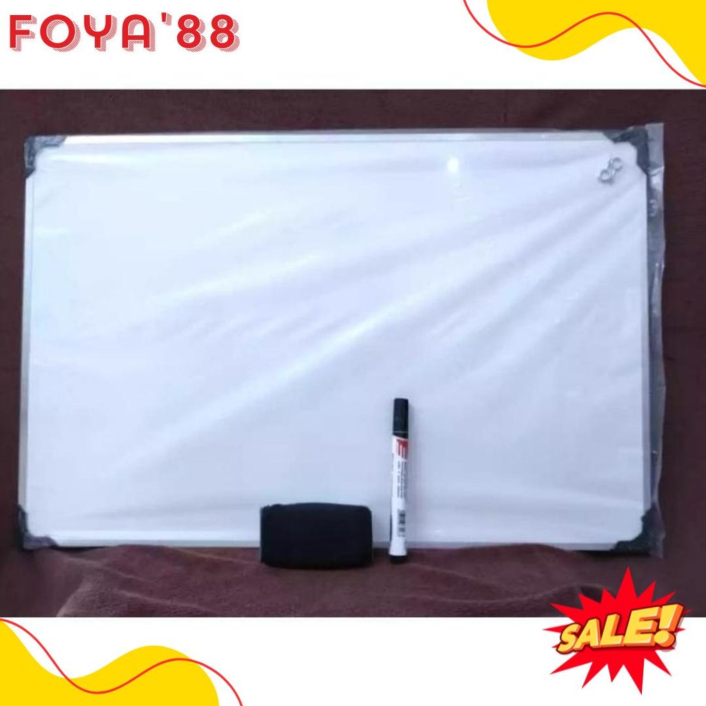 

Papan Tulis Whiteboard 40 X 60 Cm Gratis Spidol Dan Penghapus List Alumunium Terlaris Terlaris! Produk Ini Banyak Dicari