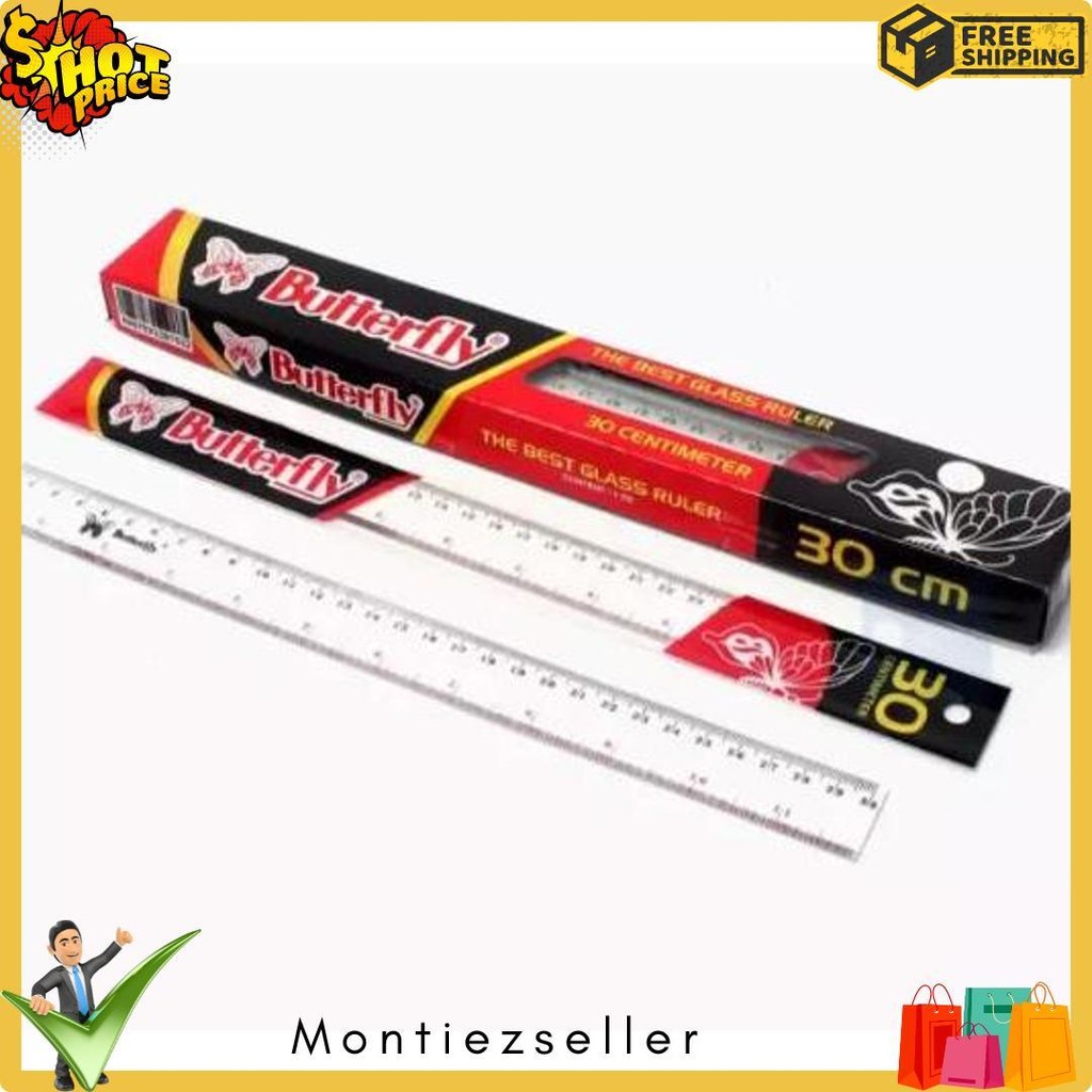 

Penggaris Butterfly 30Cm / Mistar Plastik Butterfly (12Pcs) Flash Sale! Diskon Hingga 70%