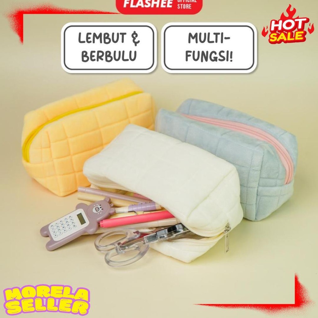 

Flashee Kotak Pensil Aesthetic Korea Bulu Lucu Cloudy Pencil Bag Large Tempat Pensil Sekolah Flashee Muji Style Muat Banyak Kapasitas Besar Multifungsi Diskon Setengah Harga