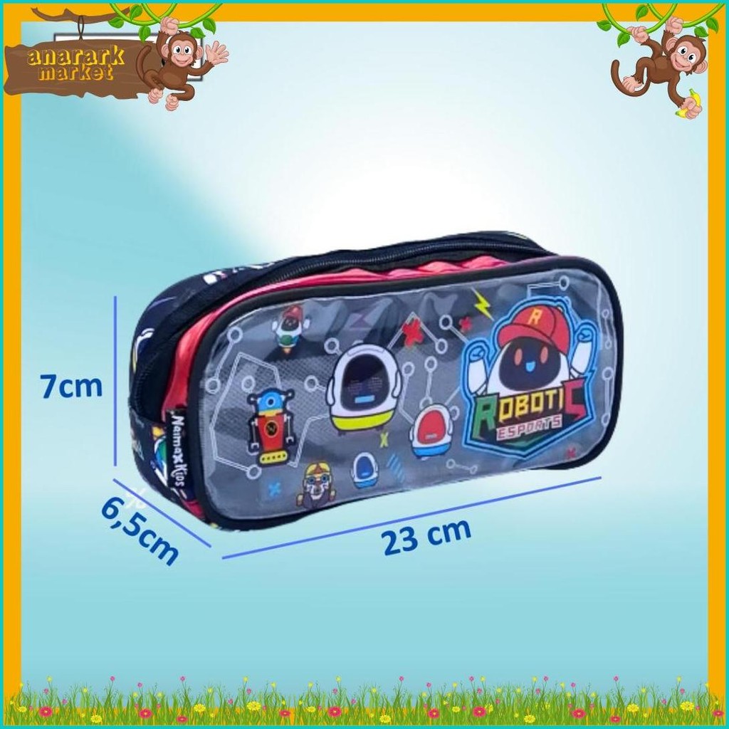 

Pencil Case Custom Nama | Naimax Kids Pencil Case Medium Anak Laki-Laki Diskon