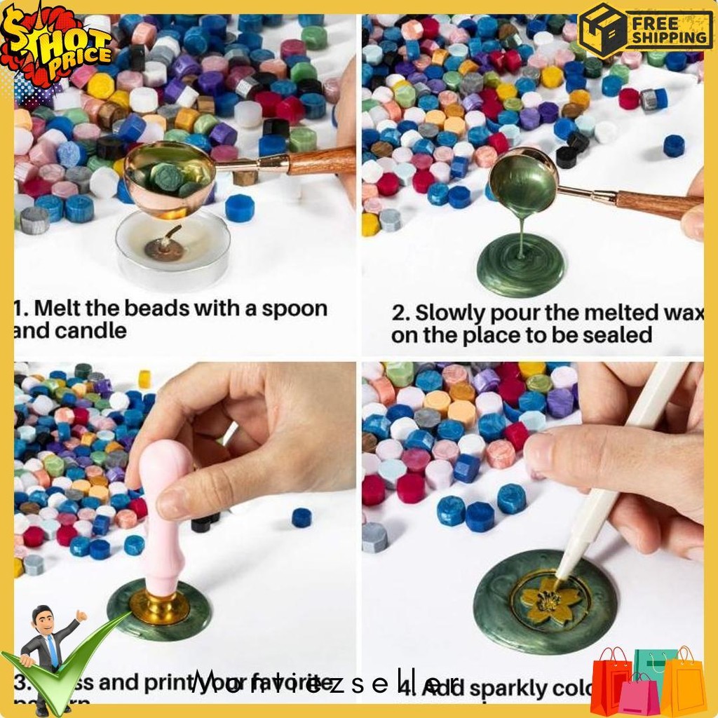 

Isi 200 Octagon Wax Particles Diy Lilin Wax Partikel 10 Color Diy Stempel Wax Terlaris! Produk Ini Banyak Dicari