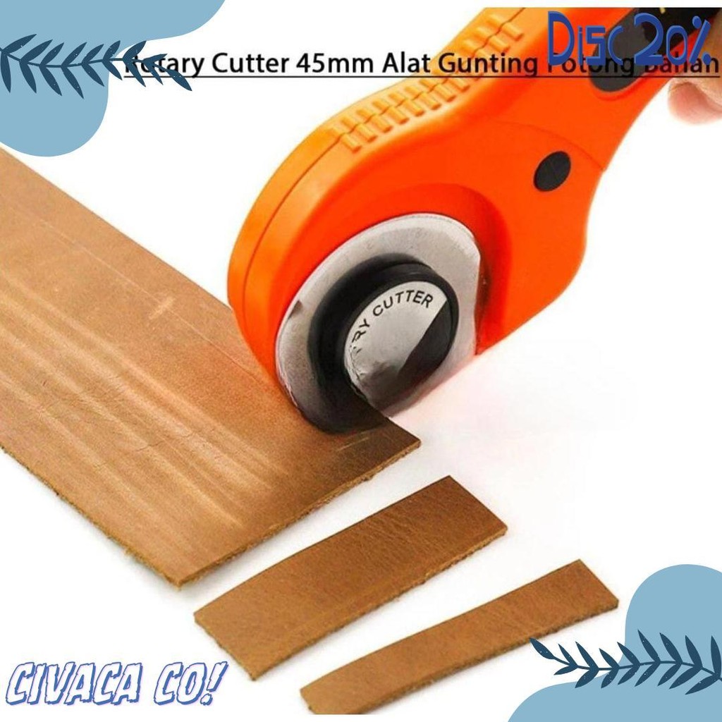 

Rotary Cutter 45Mm / Refill Cutter/ Alat Gunting Potong Bahan Kain Alat Potong Diskon