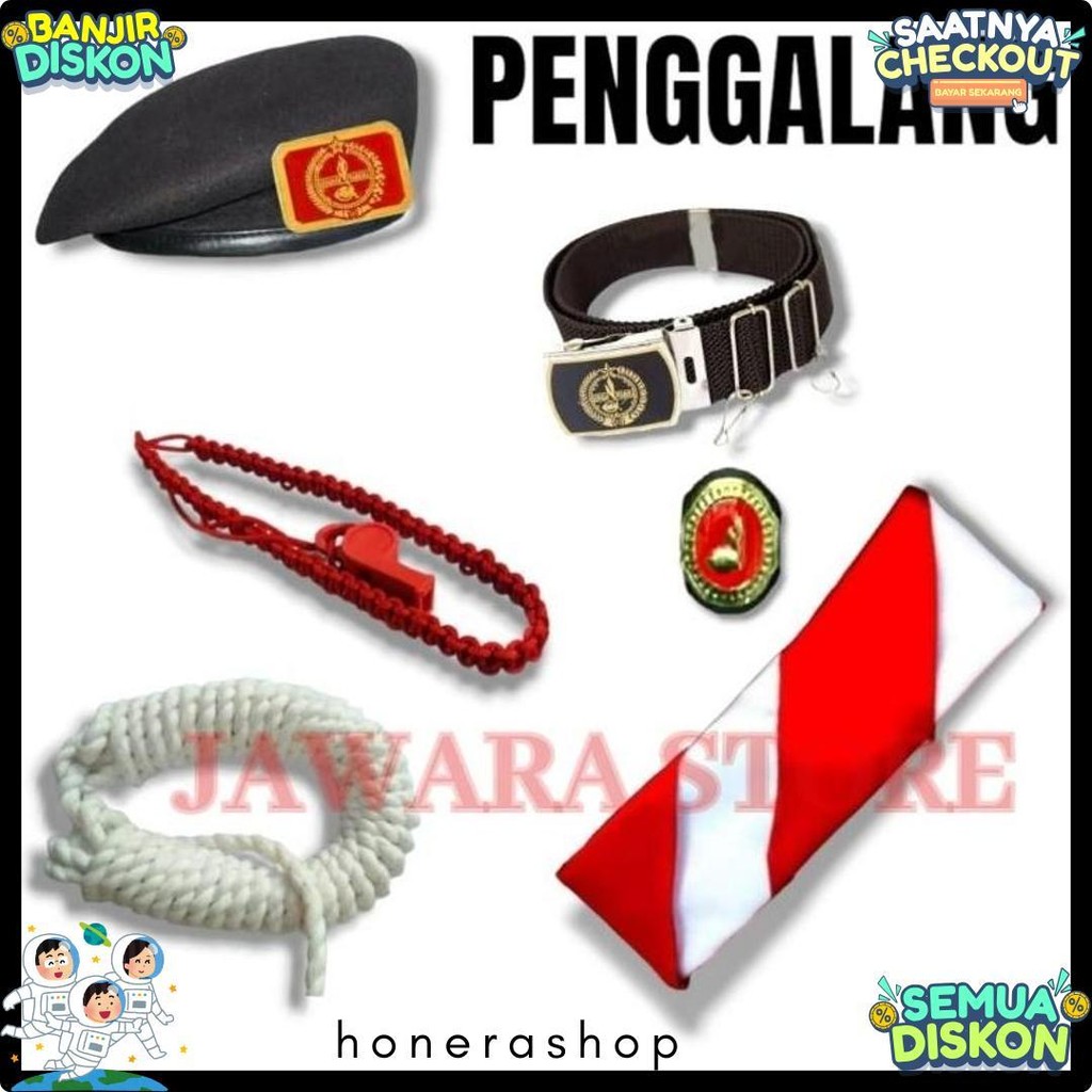 

Perlengkapan Set Atribut Pramuka Sd Smp Sma Diskon