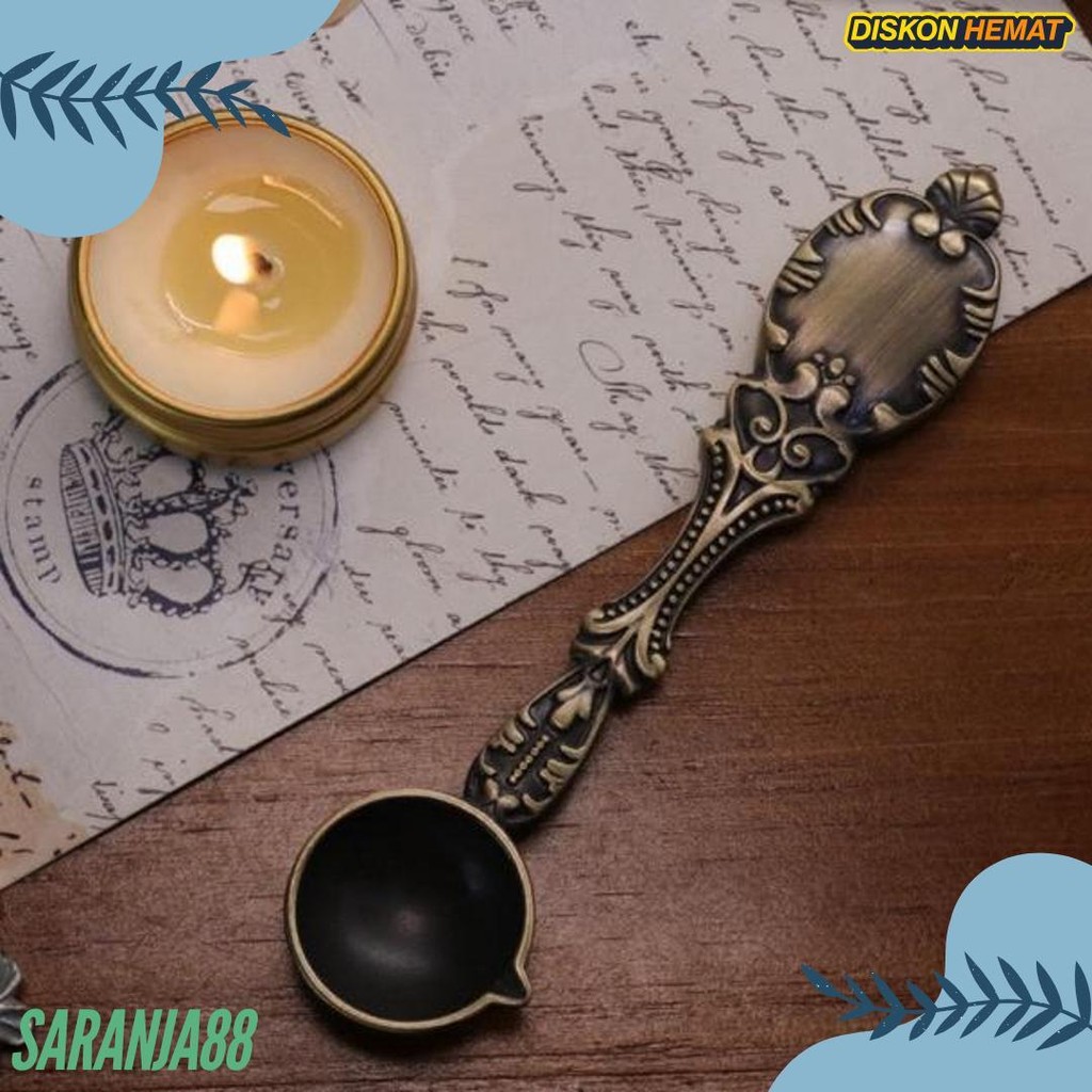 

Sendok Wax Seal Vintage Retro Spoon | Vintage Hard Bronze Spoon / Sendok Hias Peleleh Seal Wax Terlengkap Dan Termurah