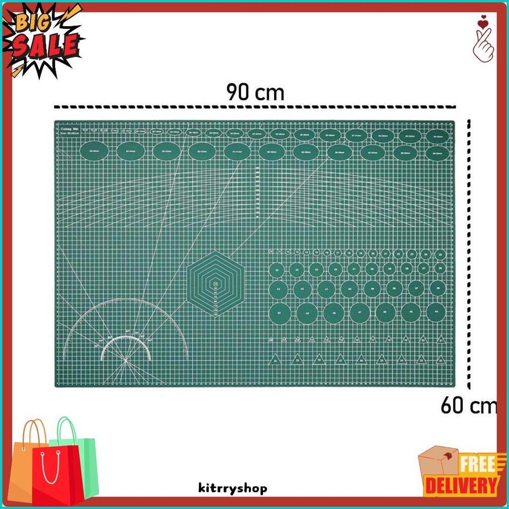 

Working Pad Cutting Mat A1 Alas Potong Papan Kerja A1 90 X 60 Cm Terlengkap Dan Termurah