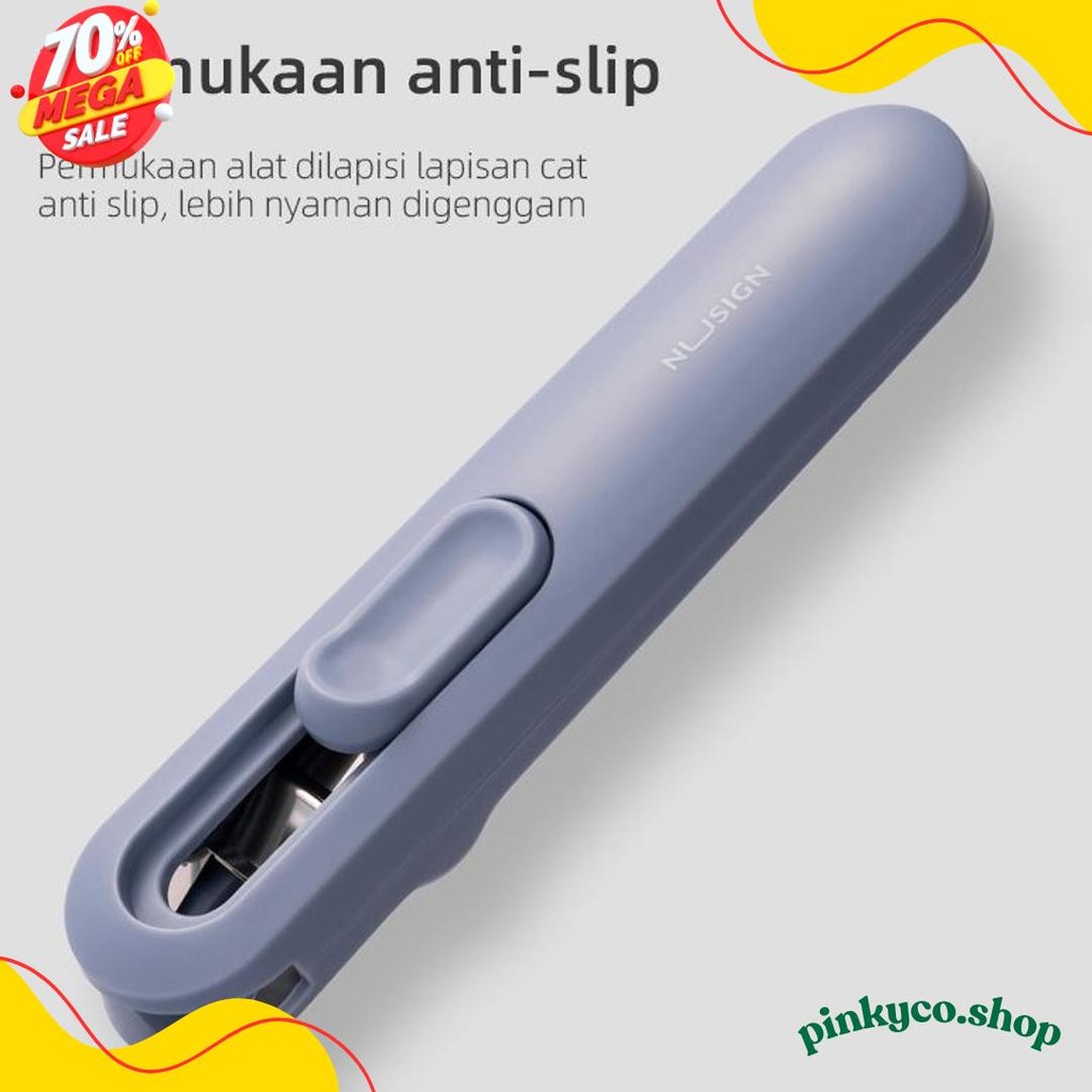 

Nusign Fastener / Binder Clip / Penjepit Kertas Otomatis Gratis 8 Buah Clip Ns085 Terlaris! Produk Ini Banyak Dicari