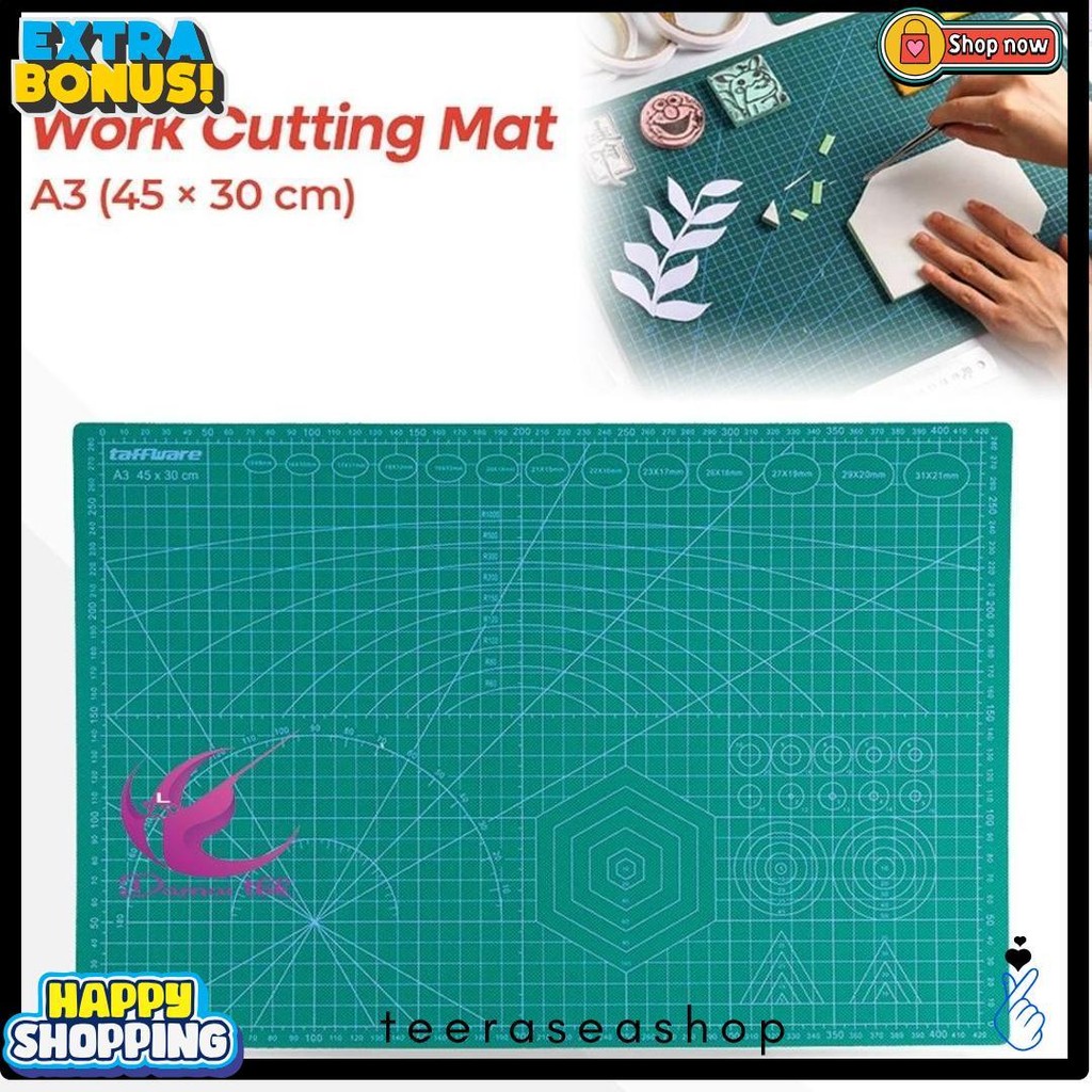 

Alas Potong A3 Work Cutting Mat Pad A3 45 X 30Cm Terlengkap Dan Termurah