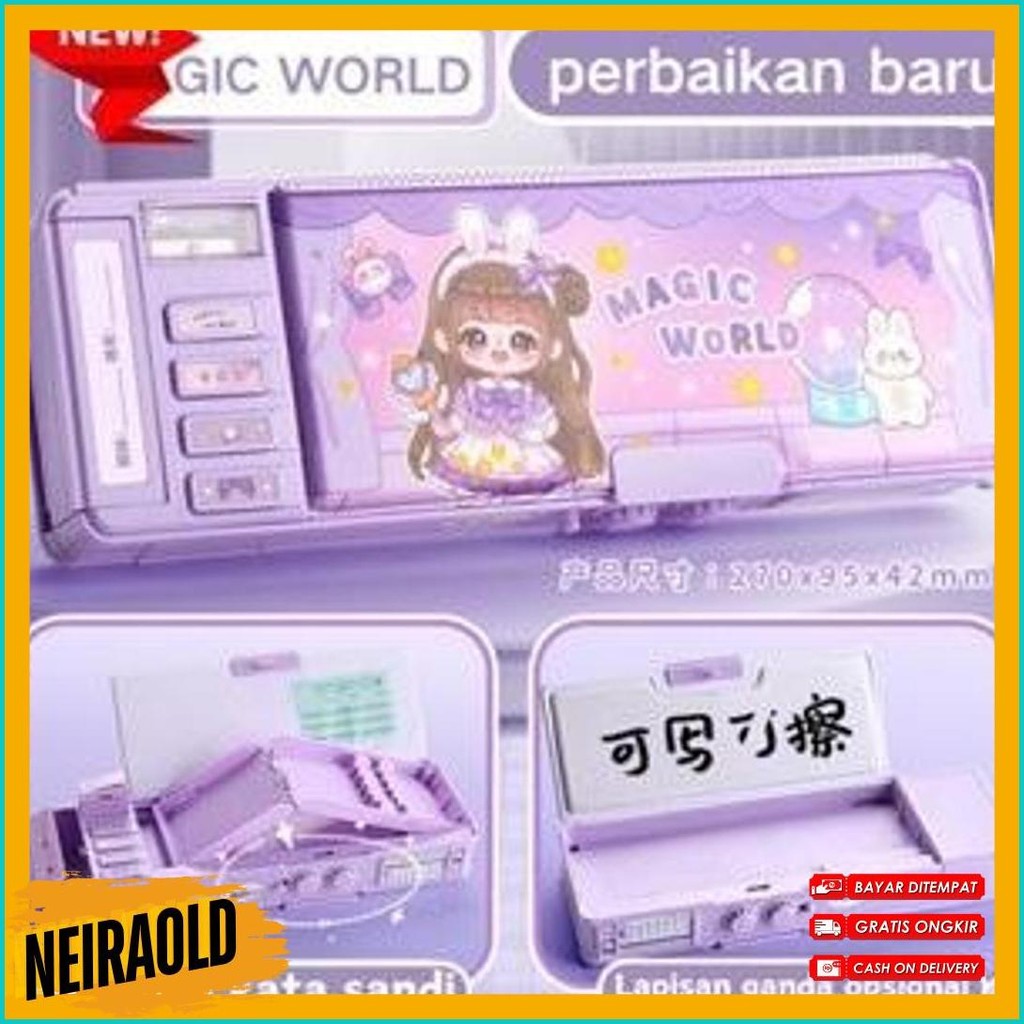 

Tempat Pensil Multifungsi Motif Unicorn / Dinosaurus / Astronot Untuk Anak Tk/Kotak Pensil Pola Kartun Lapisan Ganda Tunggal Dengan Rautan Kapasitas Flash Sale! Diskon Hingga 70%