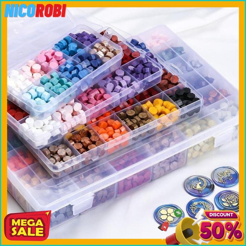 

Isi 200 Octagon Wax Particles Diy Lilin Wax Partikel 10 Color Diy Stempel Wax Diskon