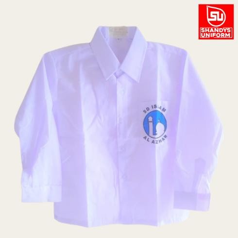 SERAGAM SEKOLAH SD PUTIH AL AZHAR / BAJU SERAGAM AL AZHAR