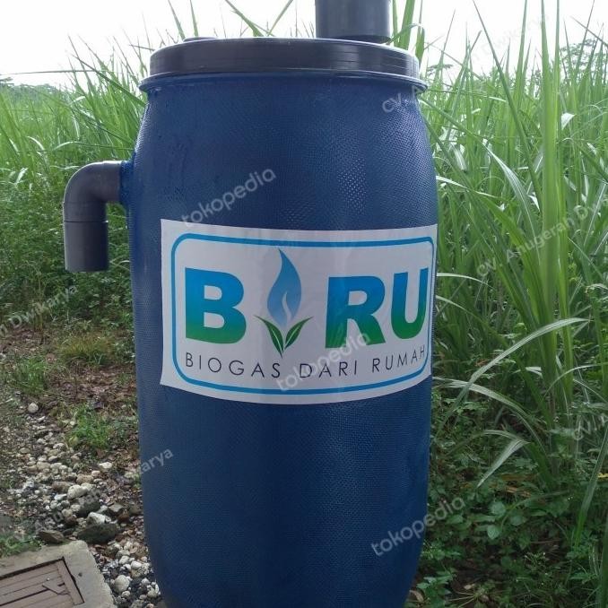 @#@#@#] Biogas Digester Portable 200 L BONUS Kompor Biogas  1 tungku