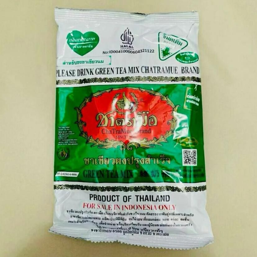 

rt-69 Ready stok Chatramue Original Thai Greentea 50gr dan 200 Gram Best Seller Thai Tea In Thailand Hemat