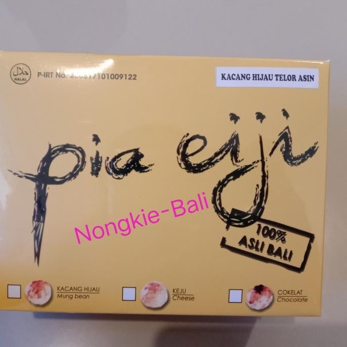 

Termantab] Pia Eiji khas Bali isi 8pcs rasa Telor Asin