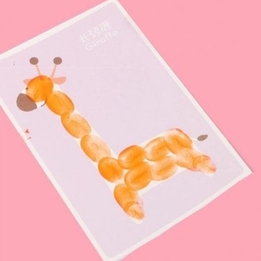 

Baru Finger Hand Painting Kit / Melukis Khusus Anak / Cat Air Tangan Jari Premium