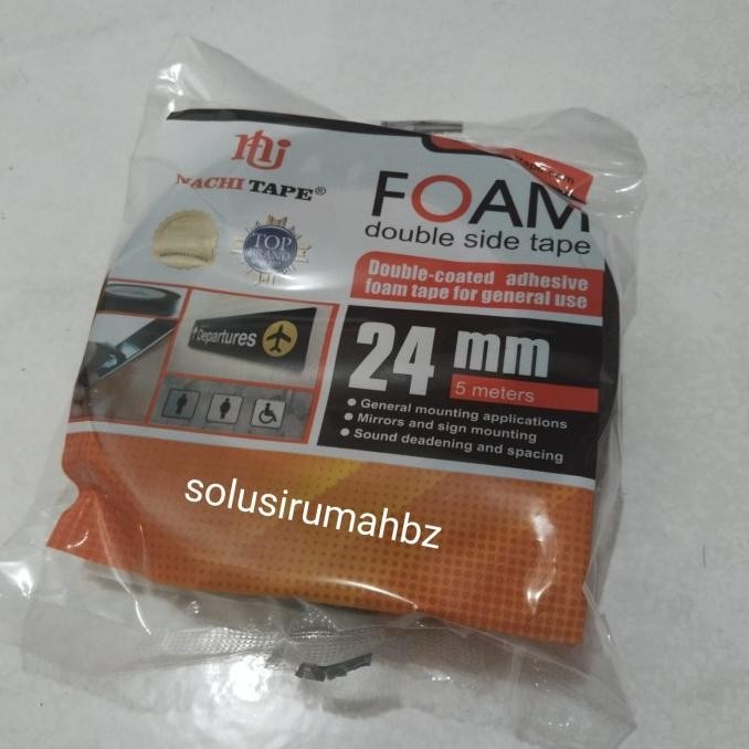 

,,,,,,,] ISOLASI 1" NACHI PE FOAM DOUBLE SIDE DOUBLE TAPE ISOLASI 24MM PE FOAM