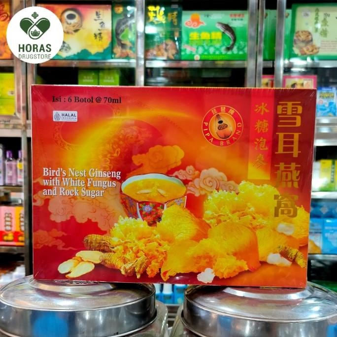 

Ready oke] PIPA BRAND Bird's Nest Ginseng with White Fungus and Rock Sugar - Minuman Herbal Paru dan Satmina Tubuh